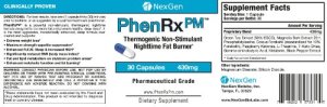 phenrx pm ingredients